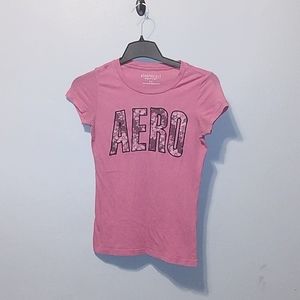 Aeropostale S/P Floral Branded Print